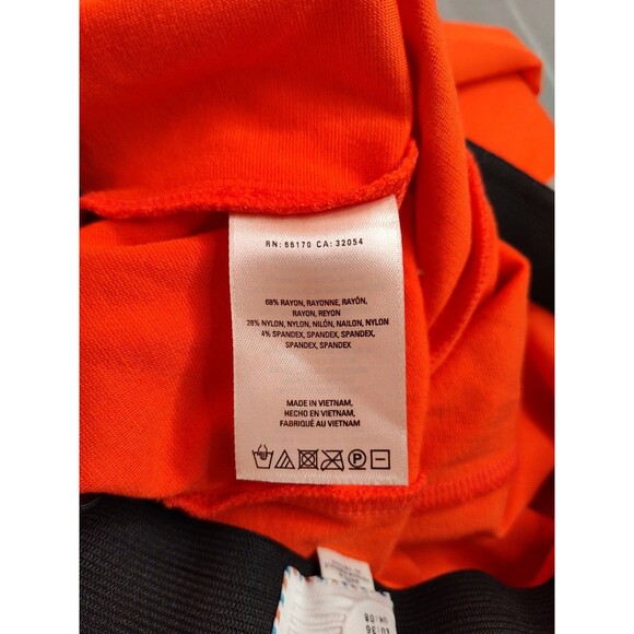 Women's Postmark Anthropologie Holiday Flared Pull On Pants Orange 4 - Picture 10 of 11